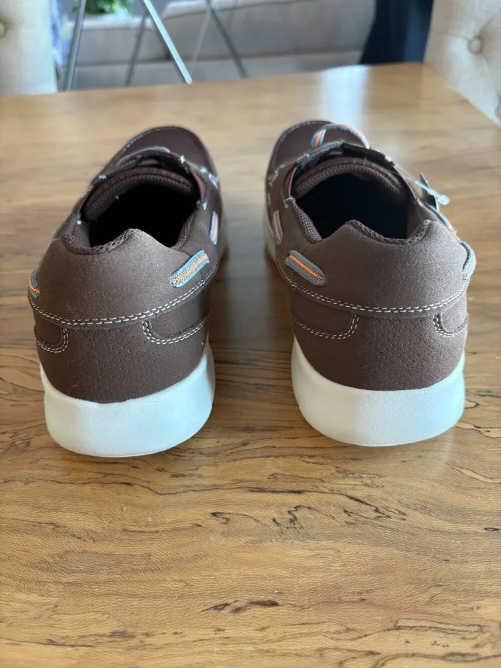 Gold Toe Comfort Plus Casual Boat Shoes Men's Brown Slip On Loafers NWT Size 11
